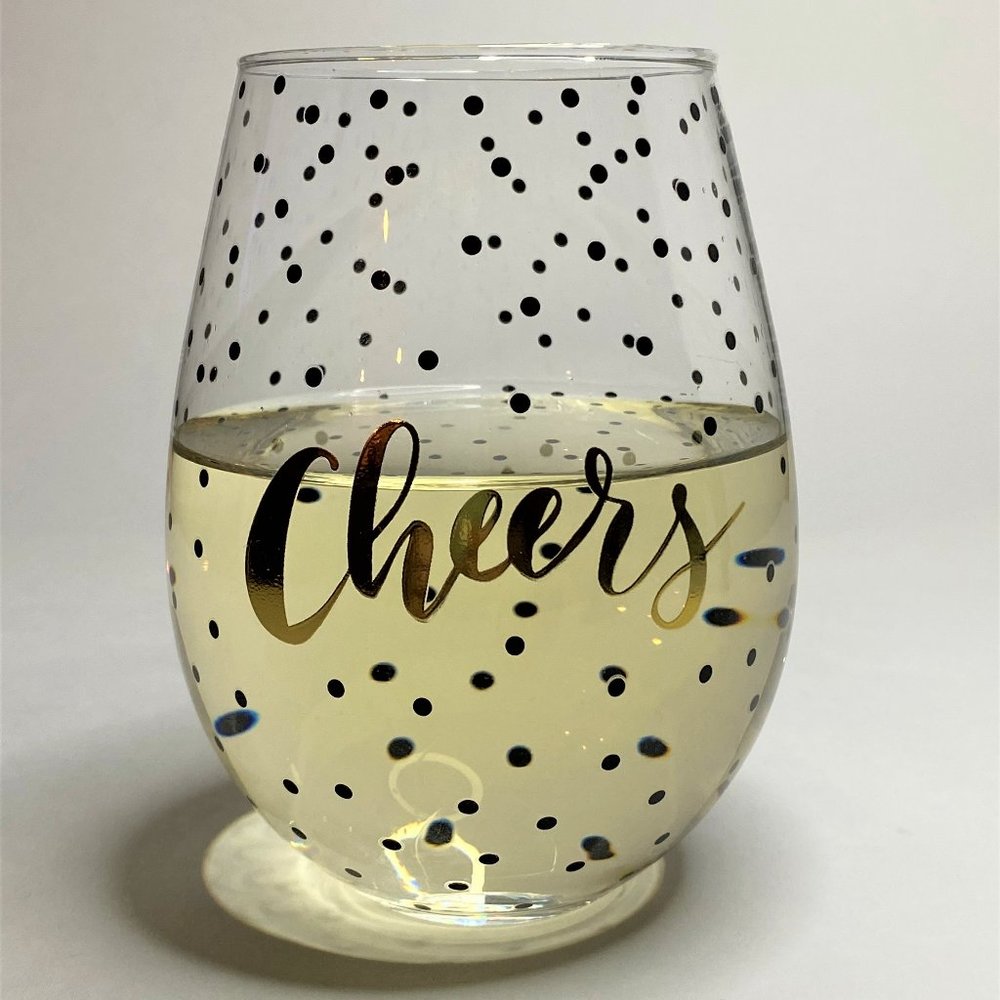 Stemless Wine Glass (Holds Full bottle of Wine) New!